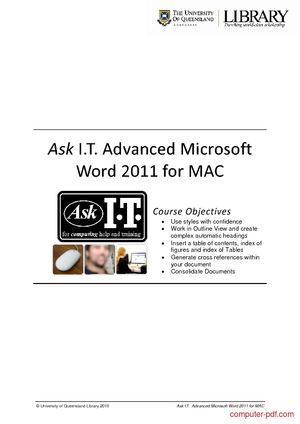 Manual For Microsoft Word 2011 For Mac